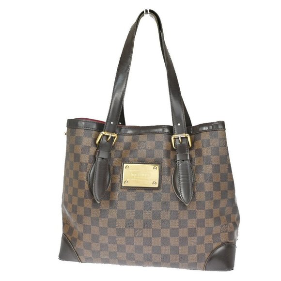 LOUIS VUITLOUIS VUITTON Hampstead MM Shoulder Bag Damer Leather